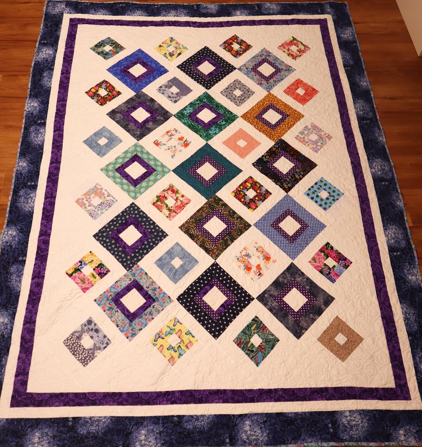 Up Square Down Squar Quilt