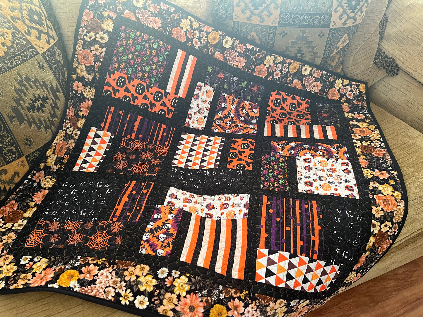 Super Easy Halloween Quilt PATTERN