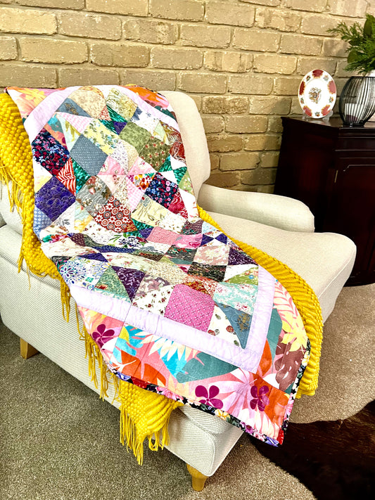 9 PATCH QUILT AS YOU GO