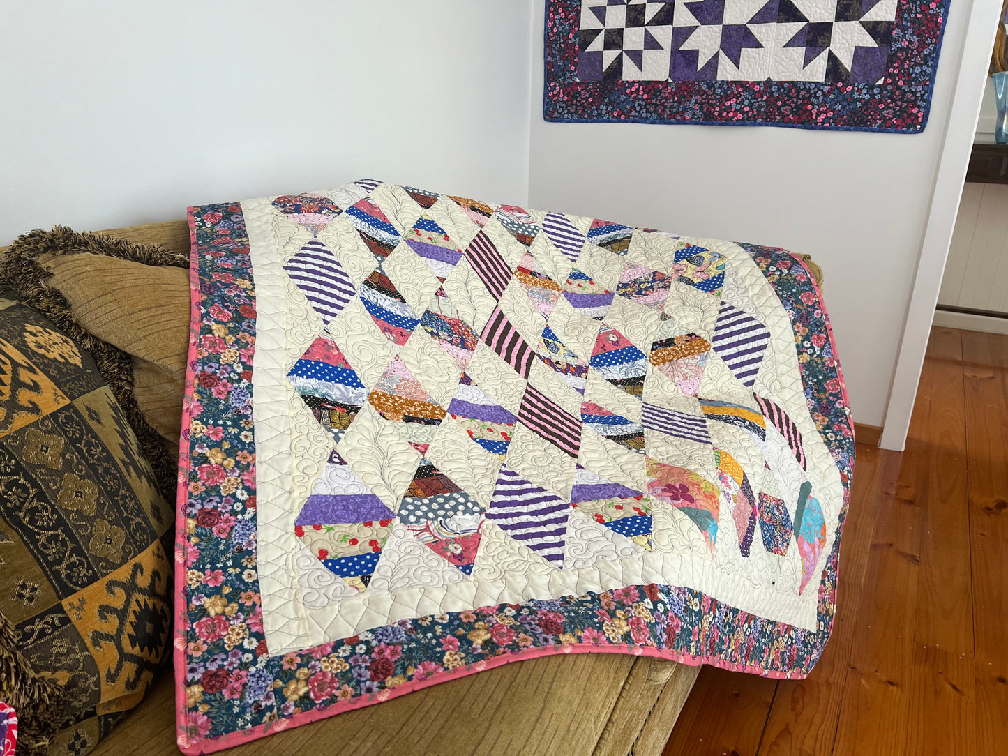 Scrappy patch work Quilt
