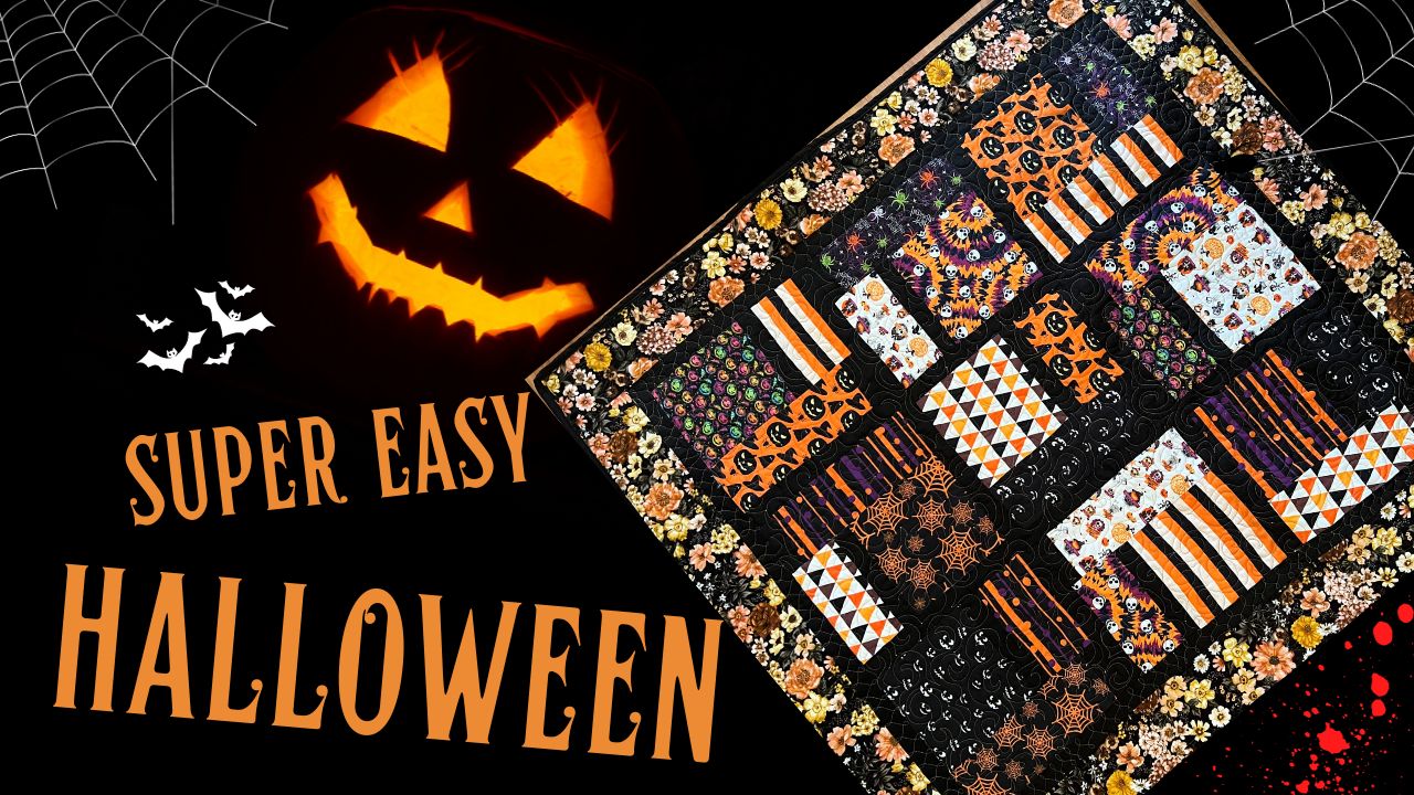 Super Easy Halloween Quilt PATTERN