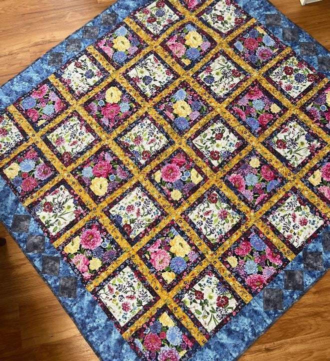 Framing Florals Quilt Pattern