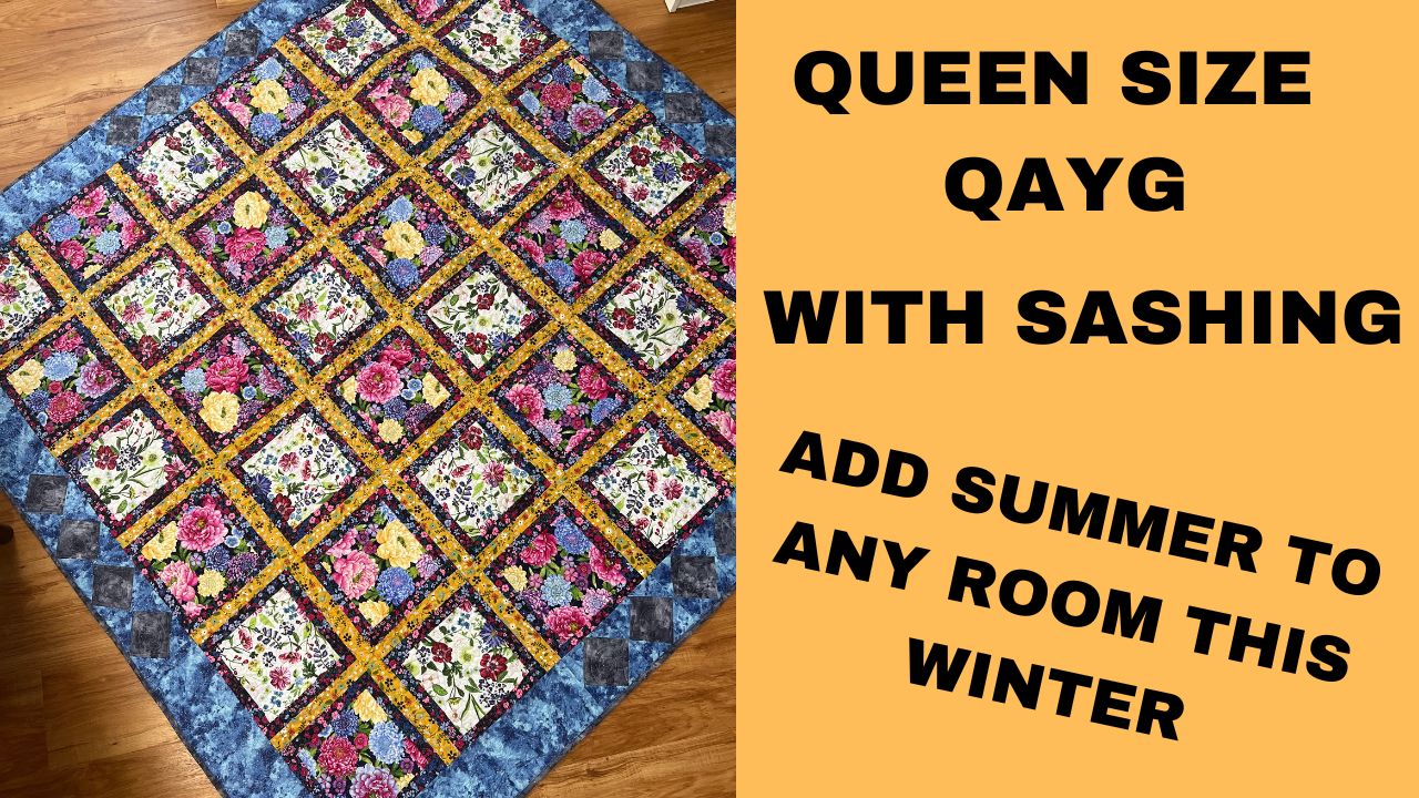 Framing Florals Quilt Pattern