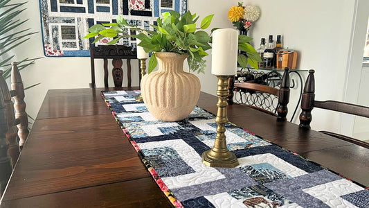 Christmas table runner Frosted Table runner & quilt Pattern