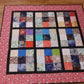 9 patch handmade quilt