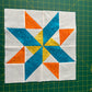 Pinwheel Star block full pattern