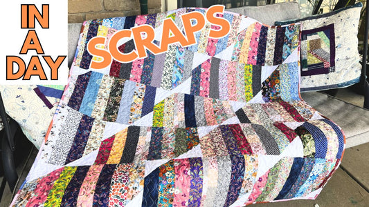 MEMEBERS ONLY SCRAP STRIP SNOWBALL QUILT PATTERN