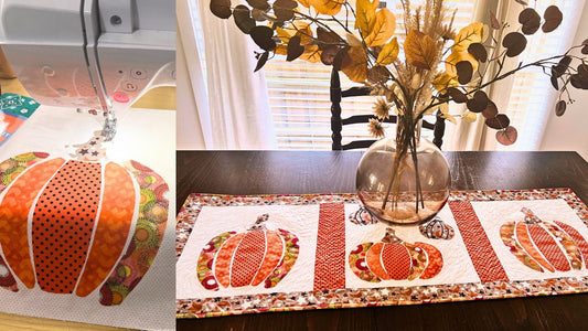 Fall table runner pattern