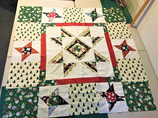 Scrappy Christmas quilt Pattern