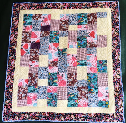 Handmade lap quilt