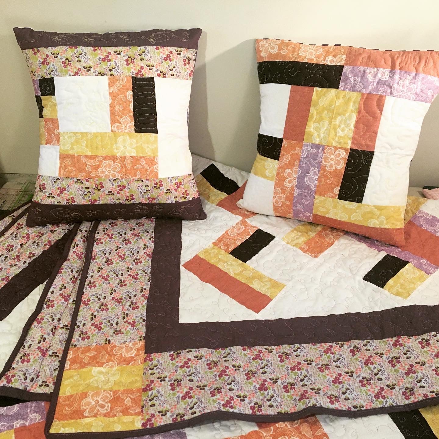 Jellyroll charm quilt